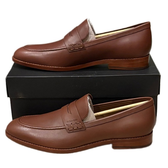 Coach Other - Coach Men's Chestnut Leather Loafers